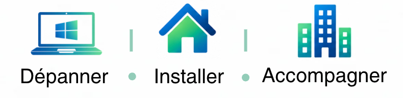 Dépanner, installer et accompagner